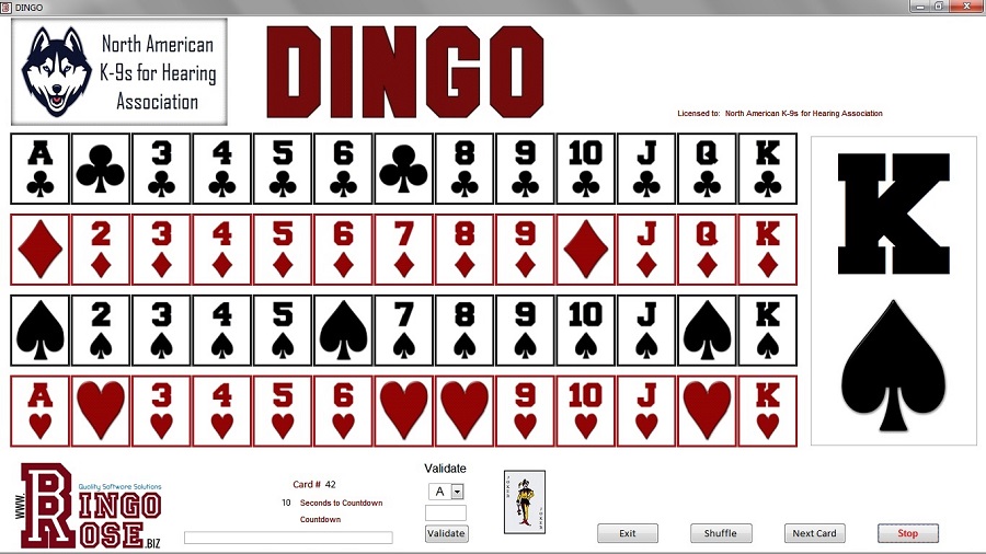 DINGO (Bingo for the Deaf)